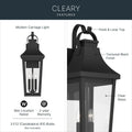 KICHLER, Cleary Outdoor, OUTDOOR WALL LIGHTS