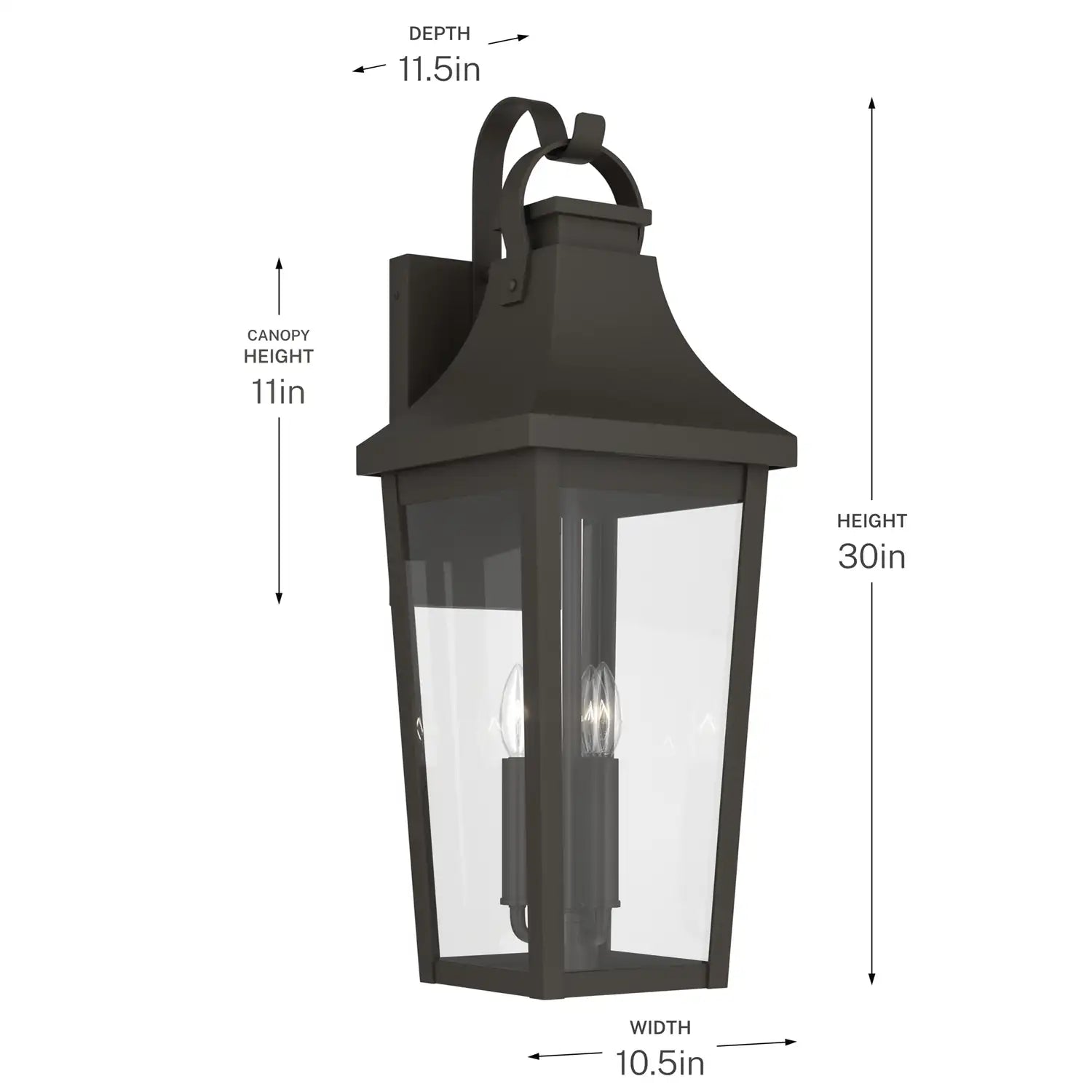 KICHLER, Cleary Outdoor, OUTDOOR WALL LIGHTS