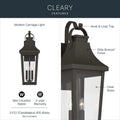 KICHLER, Cleary Outdoor, OUTDOOR WALL LIGHTS