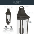 KICHLER, Cleary Outdoor, OUTDOOR WALL LIGHTS