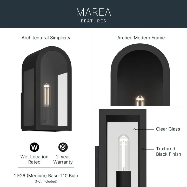 KICHLER, Marea Outdoor, OUTDOOR WALL LIGHTS