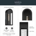 KICHLER, Marea Outdoor, OUTDOOR WALL LIGHTS