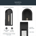 KICHLER, Marea Outdoor, OUTDOOR WALL LIGHTS