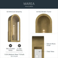 KICHLER, Marea Outdoor, OUTDOOR WALL LIGHTS