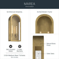 KICHLER, Marea Outdoor, OUTDOOR WALL LIGHTS