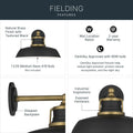 KICHLER, Fielding Outdoor, OUTDOOR WALL LIGHTS