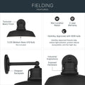 KICHLER, Fielding Outdoor, OUTDOOR WALL LIGHTS