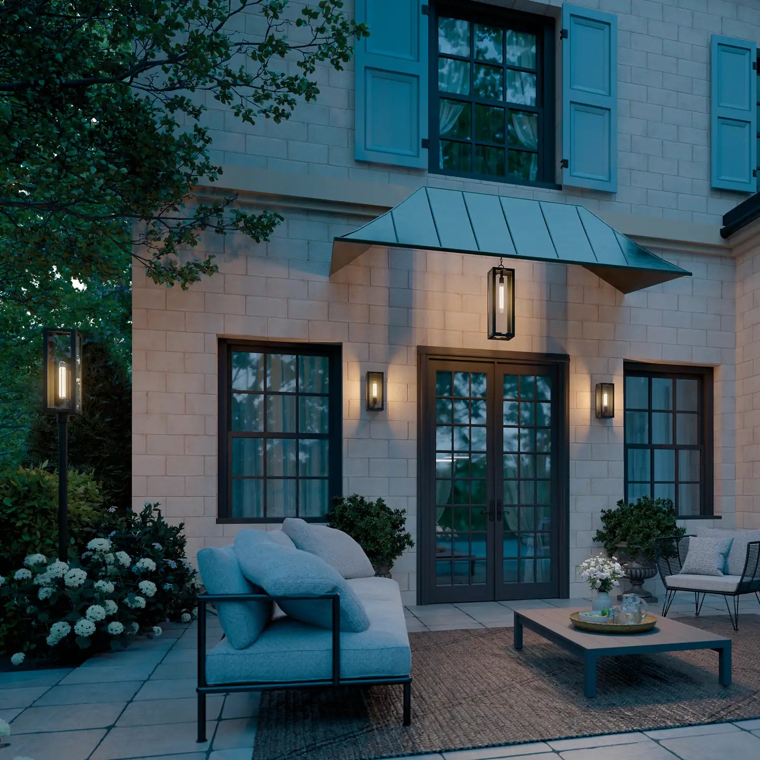 KICHLER, Calen Outdoor, OUTDOOR WALL LIGHTS