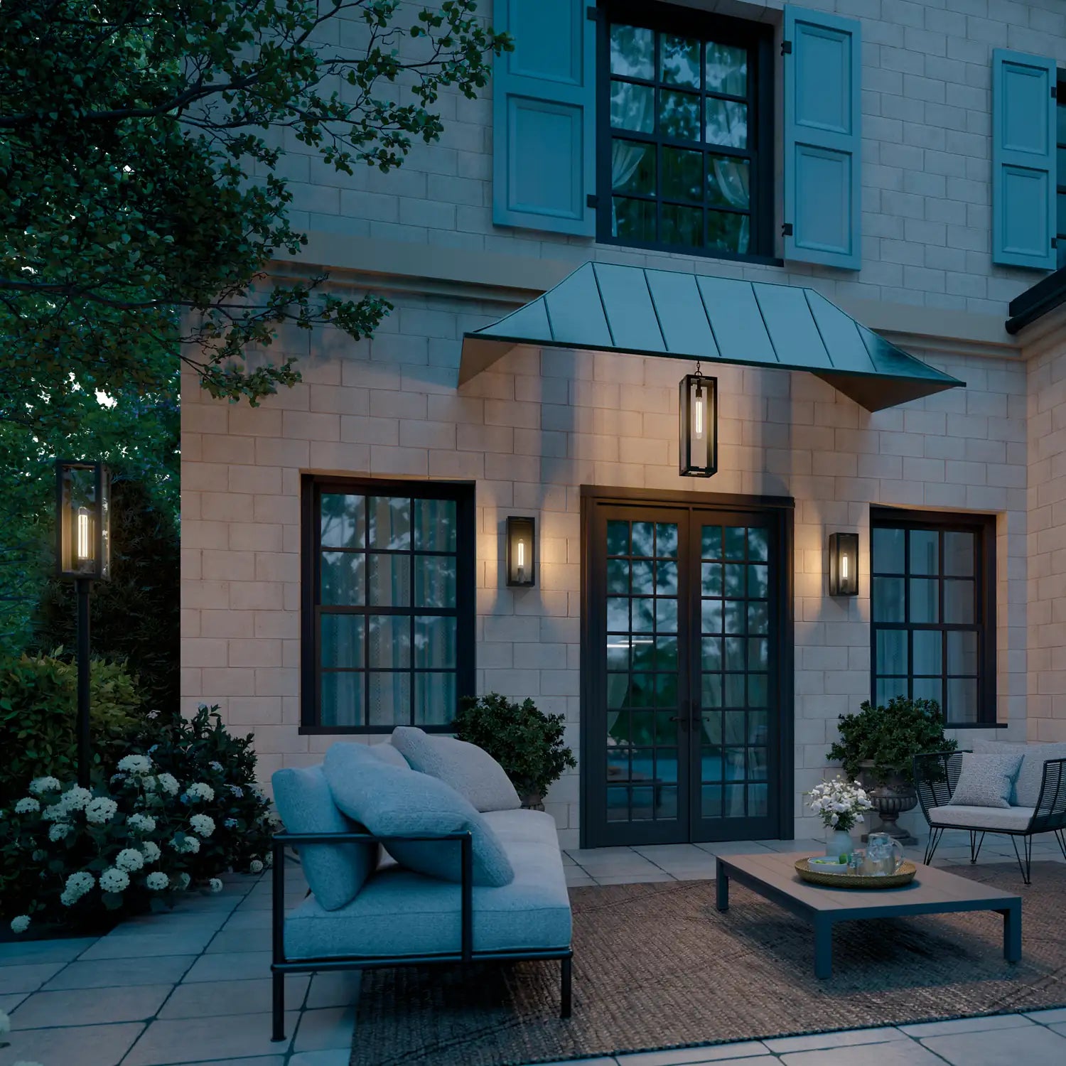 KICHLER, Calen Outdoor, OUTDOOR WALL LIGHTS
