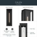 KICHLER, Calen Outdoor, OUTDOOR WALL LIGHTS