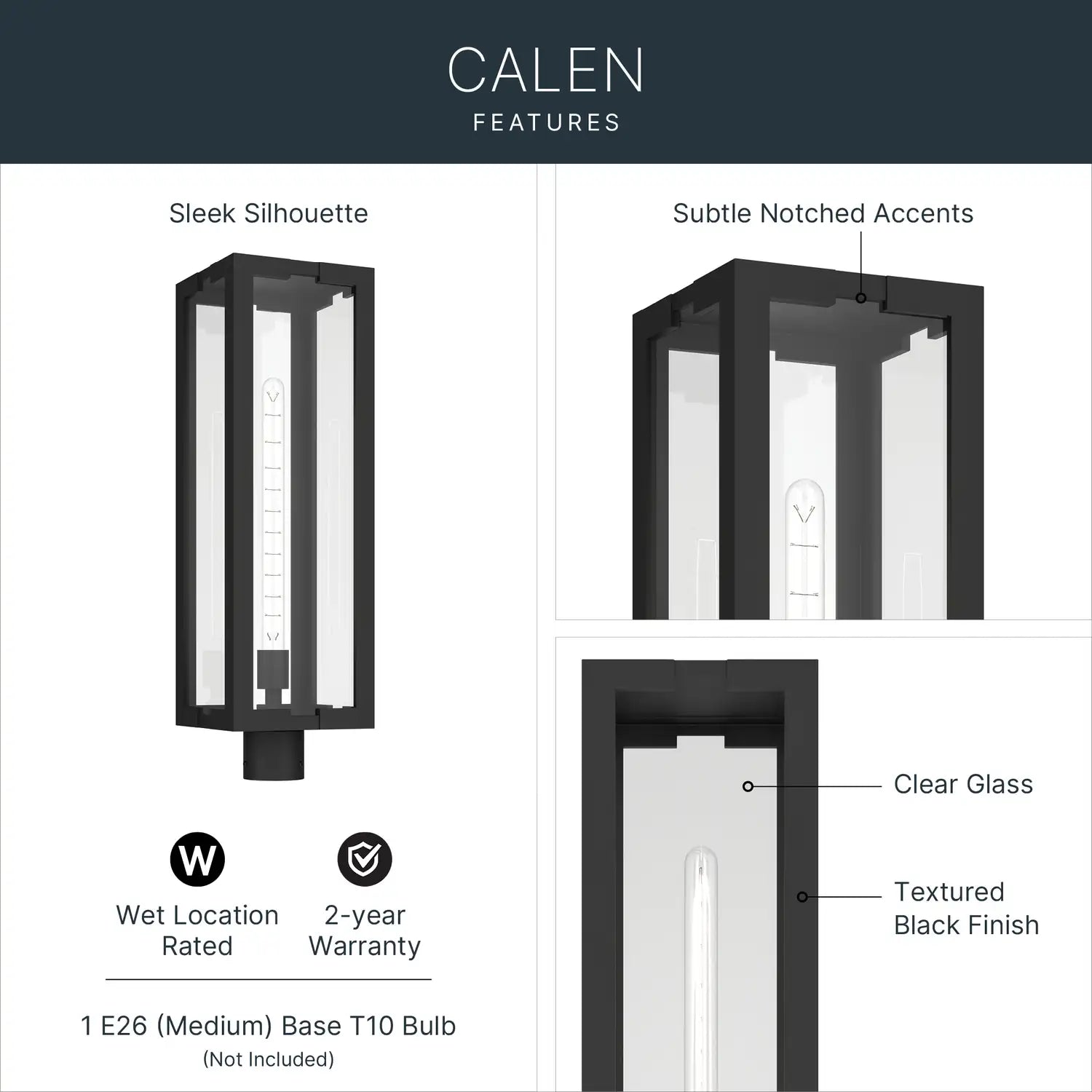 KICHLER, Calen Outdoor, OUTDOOR WALL LIGHTS