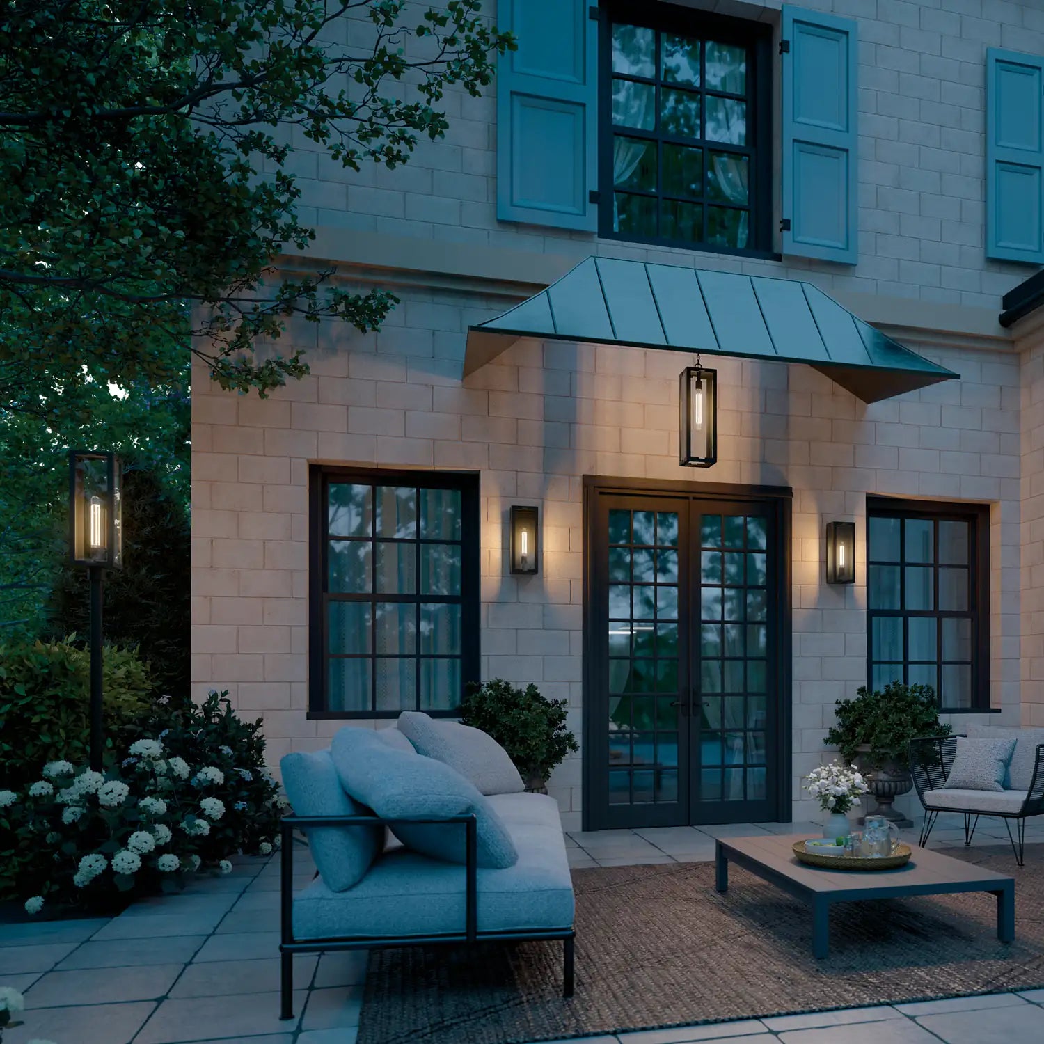 KICHLER, Calen Outdoor, OUTDOOR WALL LIGHTS