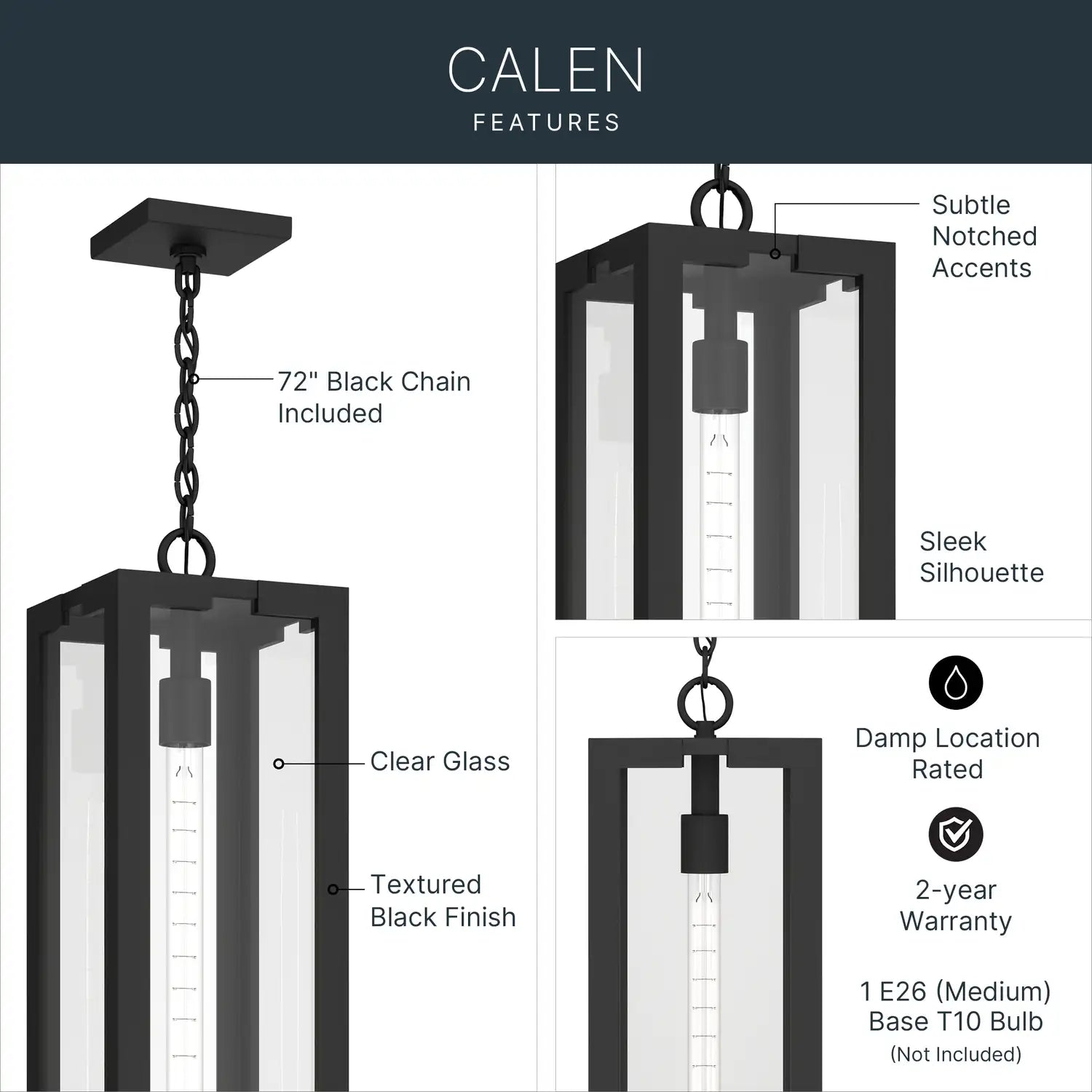 KICHLER, Calen Outdoor, OUTDOOR WALL LIGHTS