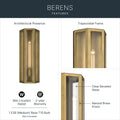 KICHLER, Berens Outdoor, OUTDOOR WALL LIGHTS