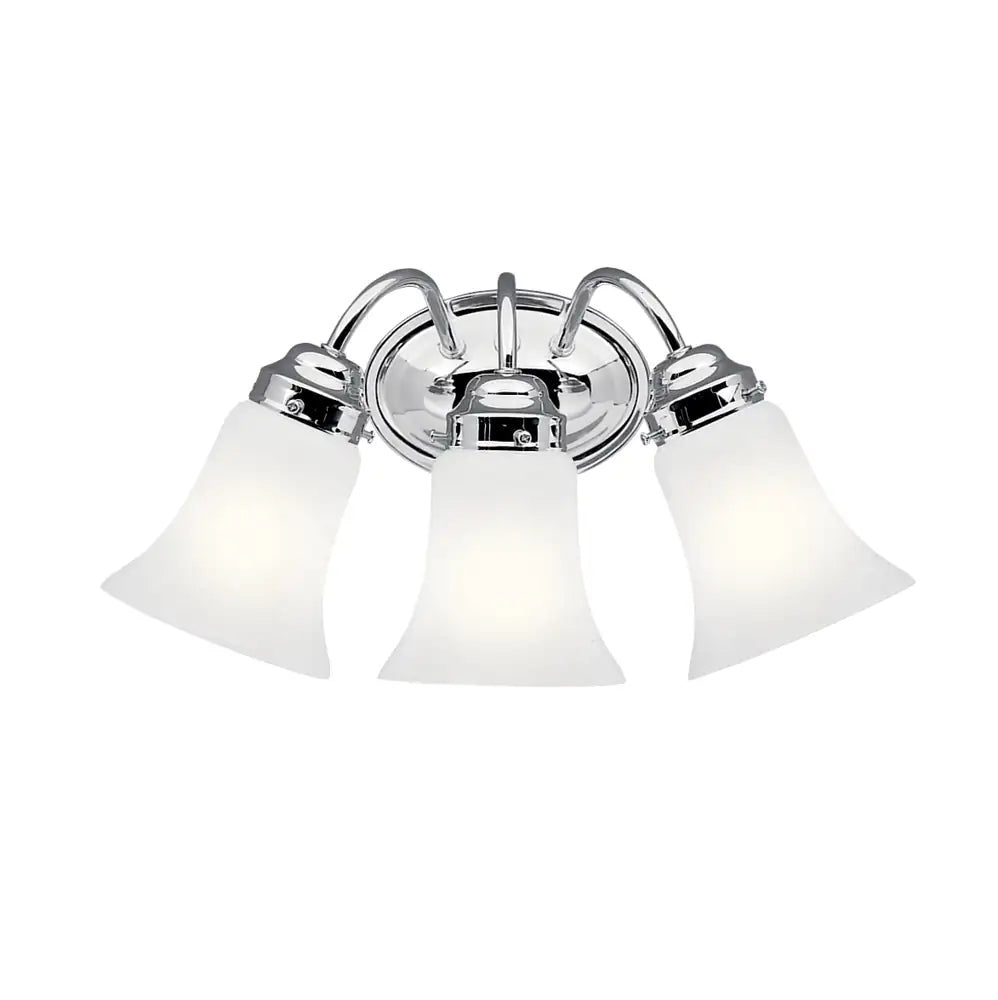 KICHLER, 3 LIGHT VANITY LIGHT FIXTURE, BATH VANITY LIGHT