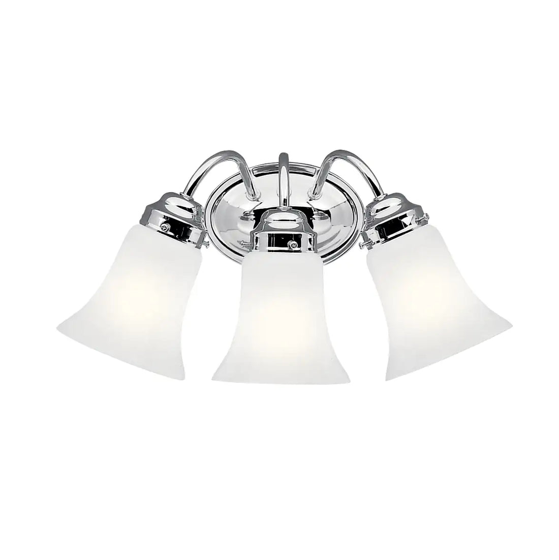 KICHLER, 3 LIGHT VANITY LIGHT FIXTURE, BATH VANITY LIGHT