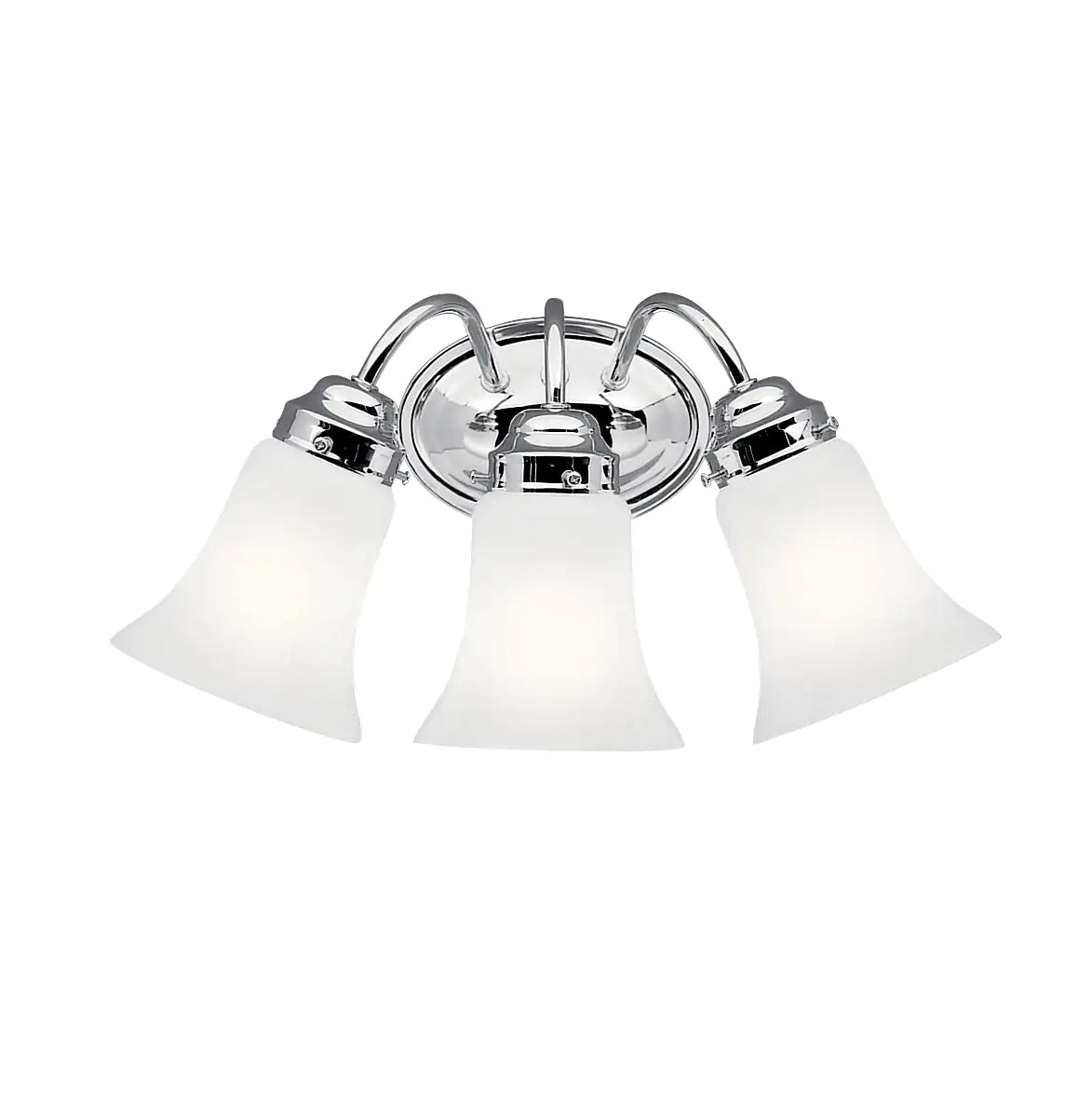 KICHLER, 3 LIGHT VANITY LIGHT FIXTURE, BATH VANITY LIGHT