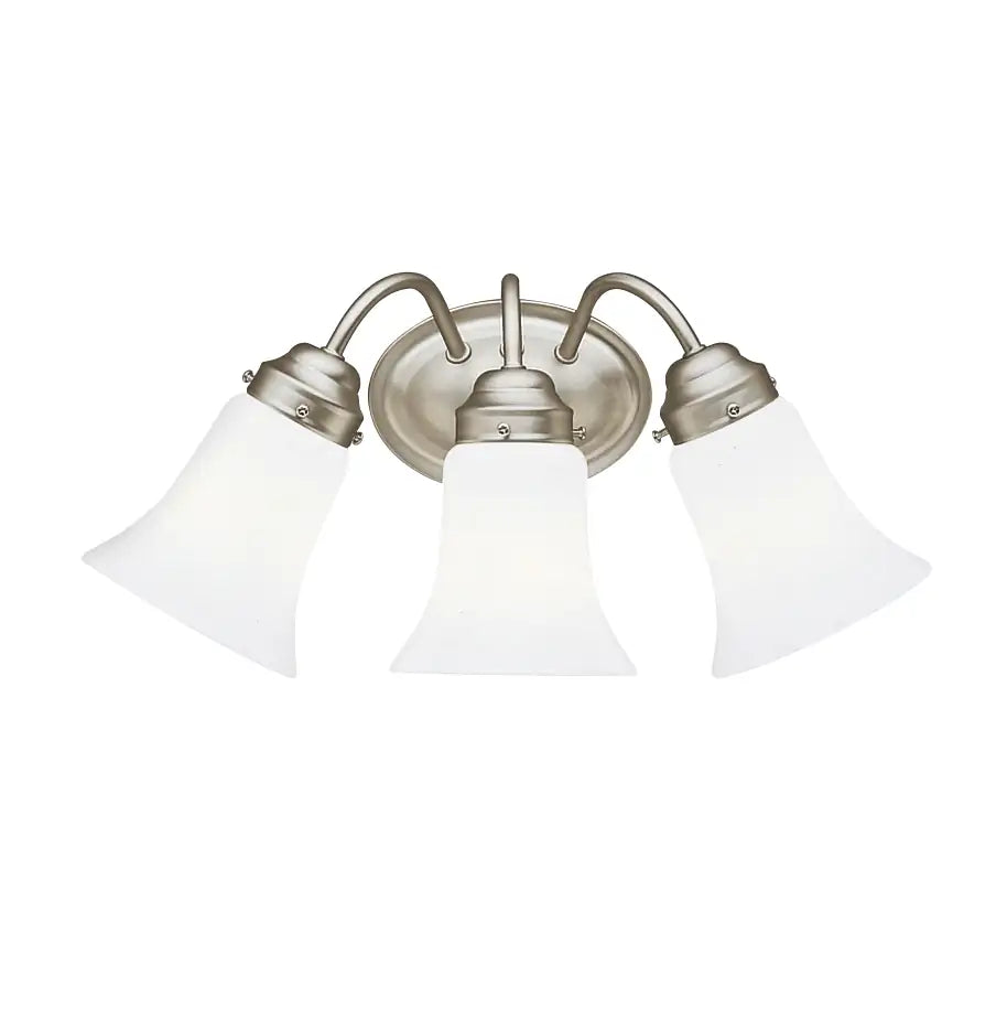 KICHLER, 3 LIGHT VANITY LIGHT FIXTURE, BATH VANITY LIGHT