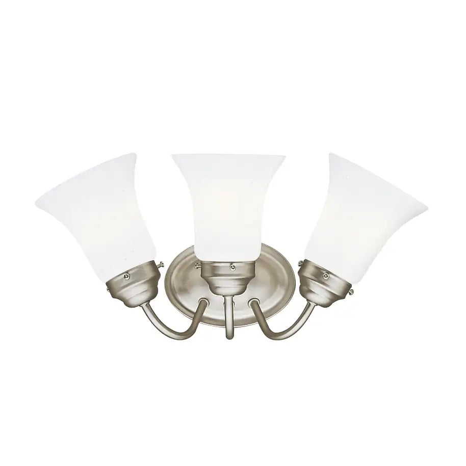 KICHLER, 3 LIGHT VANITY LIGHT FIXTURE, BATH VANITY LIGHT