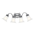 KICHLER, 4 LIGHT VANITY LIGHT, BATH VANITY LIGHT