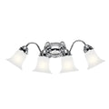 KICHLER, 4 LIGHT VANITY LIGHT, BATH VANITY LIGHT