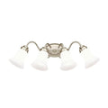 KICHLER, 4 LIGHT VANITY LIGHT, BATH VANITY LIGHT