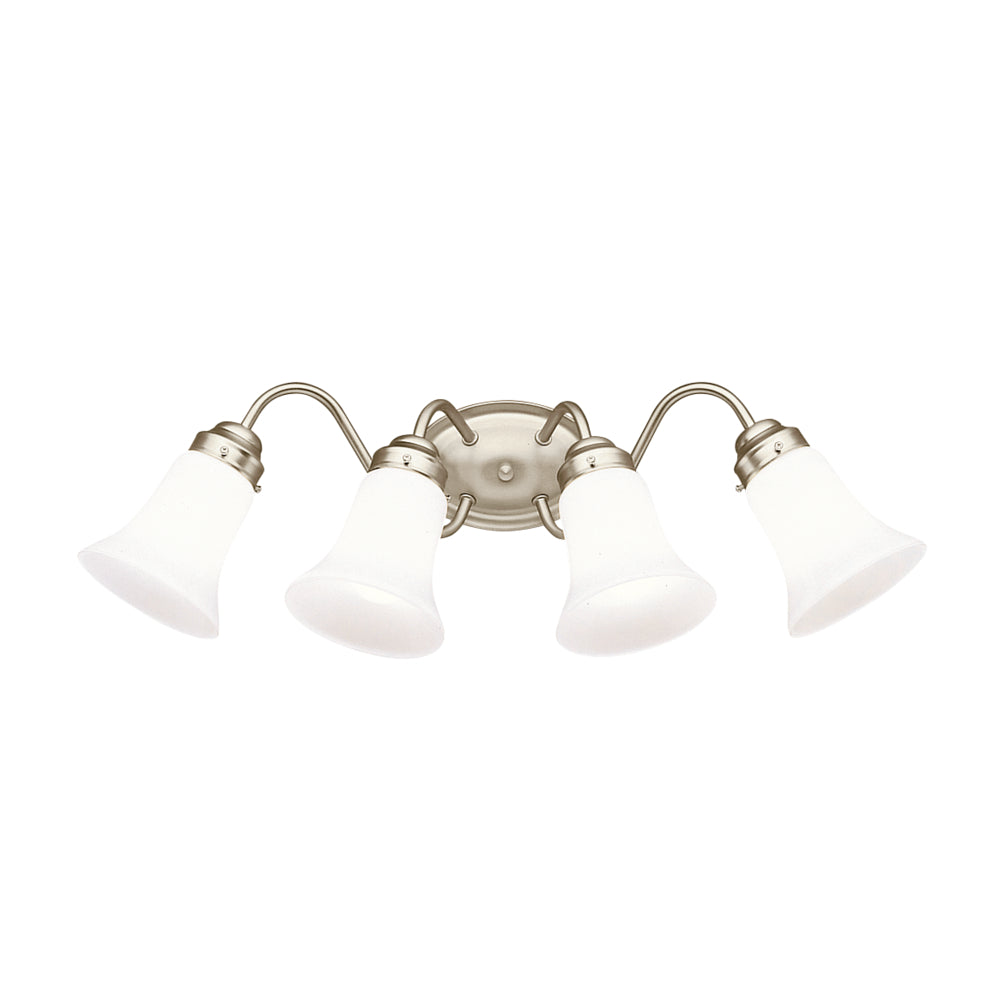 KICHLER, 4 LIGHT VANITY LIGHT, BATH VANITY LIGHT