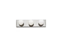 KICHLER, 3 LIGHT VANITY LIGHT STRIP, BATH VANITY LIGHT
