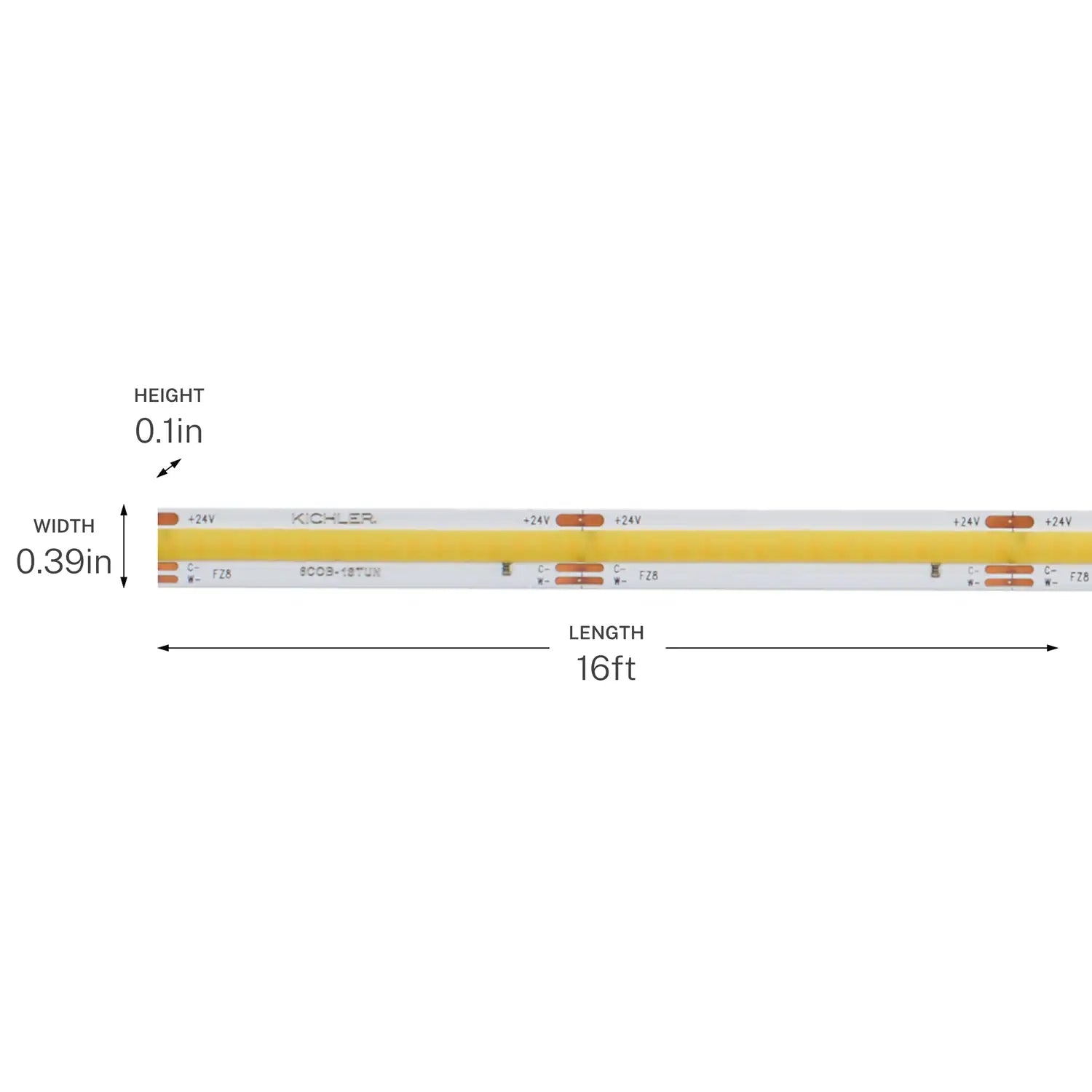 KICHLER 6T Series COB Tunable Tape Light Tape Light - DO NOT SHOW ON WEBSITE