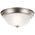 KICHLER, 2 LIGHT FLUSH MOUNT, FLUSH MOUNT CEILING LIGHTS