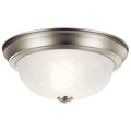 KICHLER, 2 LIGHT FLUSH MOUNT, FLUSH MOUNT CEILING LIGHTS