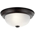 KICHLER, 2 LIGHT FLUSH MOUNT, FLUSH MOUNT CEILING LIGHTS
