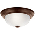 KICHLER, 2 LIGHT FLUSH MOUNT, FLUSH MOUNT CEILING LIGHTS