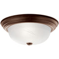 KICHLER, 2 LIGHT FLUSH MOUNT, FLUSH MOUNT CEILING LIGHTS