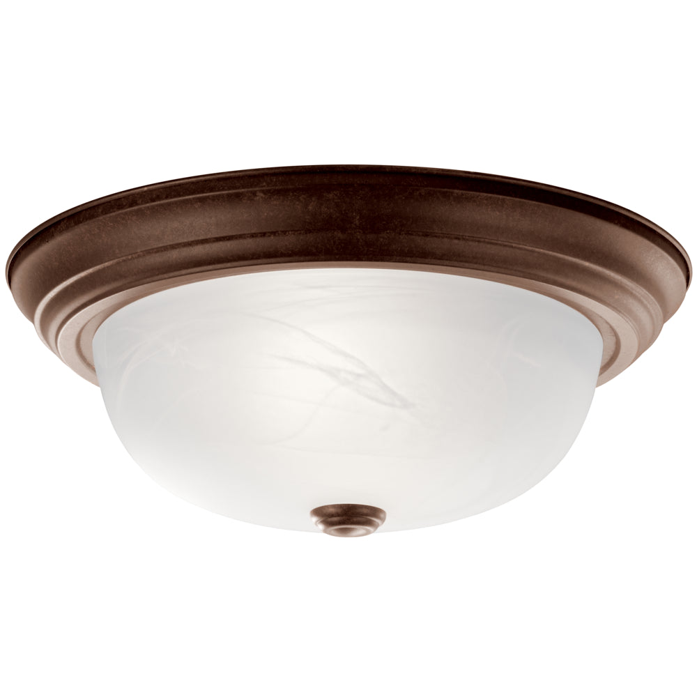 KICHLER, 2 LIGHT FLUSH MOUNT, FLUSH MOUNT CEILING LIGHTS
