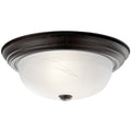 KICHLER, 2 LIGHT FLUSH MOUNT, FLUSH MOUNT CEILING LIGHTS