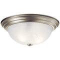 KICHLER, 3 LIGHT FLUSH MOUNT, FLUSH MOUNT CEILING LIGHTS