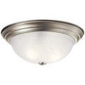 KICHLER, 3 LIGHT FLUSH MOUNT, FLUSH MOUNT CEILING LIGHTS
