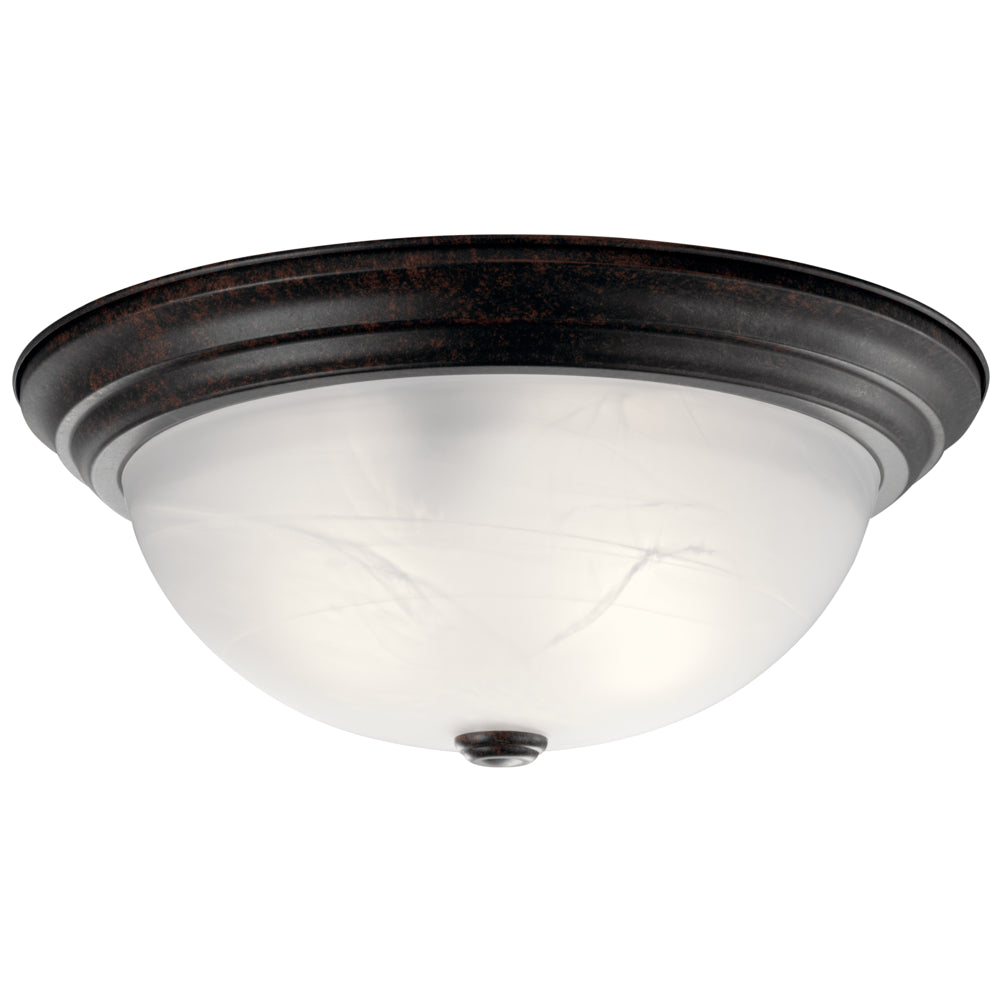KICHLER, 3 LIGHT FLUSH MOUNT, FLUSH MOUNT CEILING LIGHTS