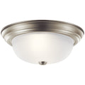 KICHLER, 2 LIGHT FLUSH MOUNT, FLUSH MOUNT CEILING LIGHTS