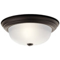 KICHLER, 2 LIGHT FLUSH MOUNT, FLUSH MOUNT CEILING LIGHTS
