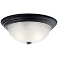 KICHLER, 3 LIGHT FLUSH MOUNT, FLUSH MOUNT CEILING LIGHTS
