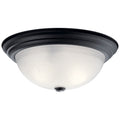 KICHLER, 3 LIGHT FLUSH MOUNT, FLUSH MOUNT CEILING LIGHTS