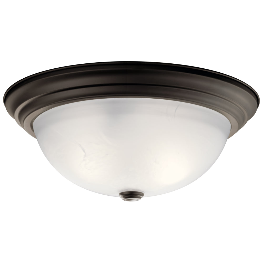 KICHLER, 3 LIGHT FLUSH MOUNT, FLUSH MOUNT CEILING LIGHTS