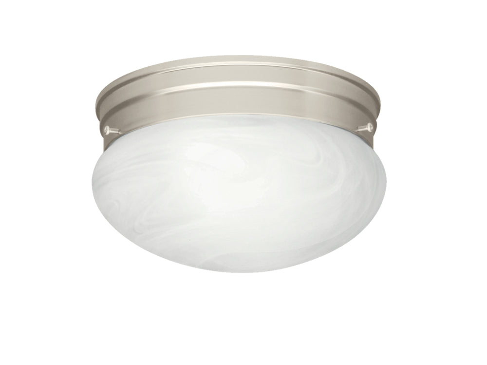 KICHLER, 7.5" 1 LIGHT FLUSH MOUNT, FLUSH MOUNT CEILING LIGHTS