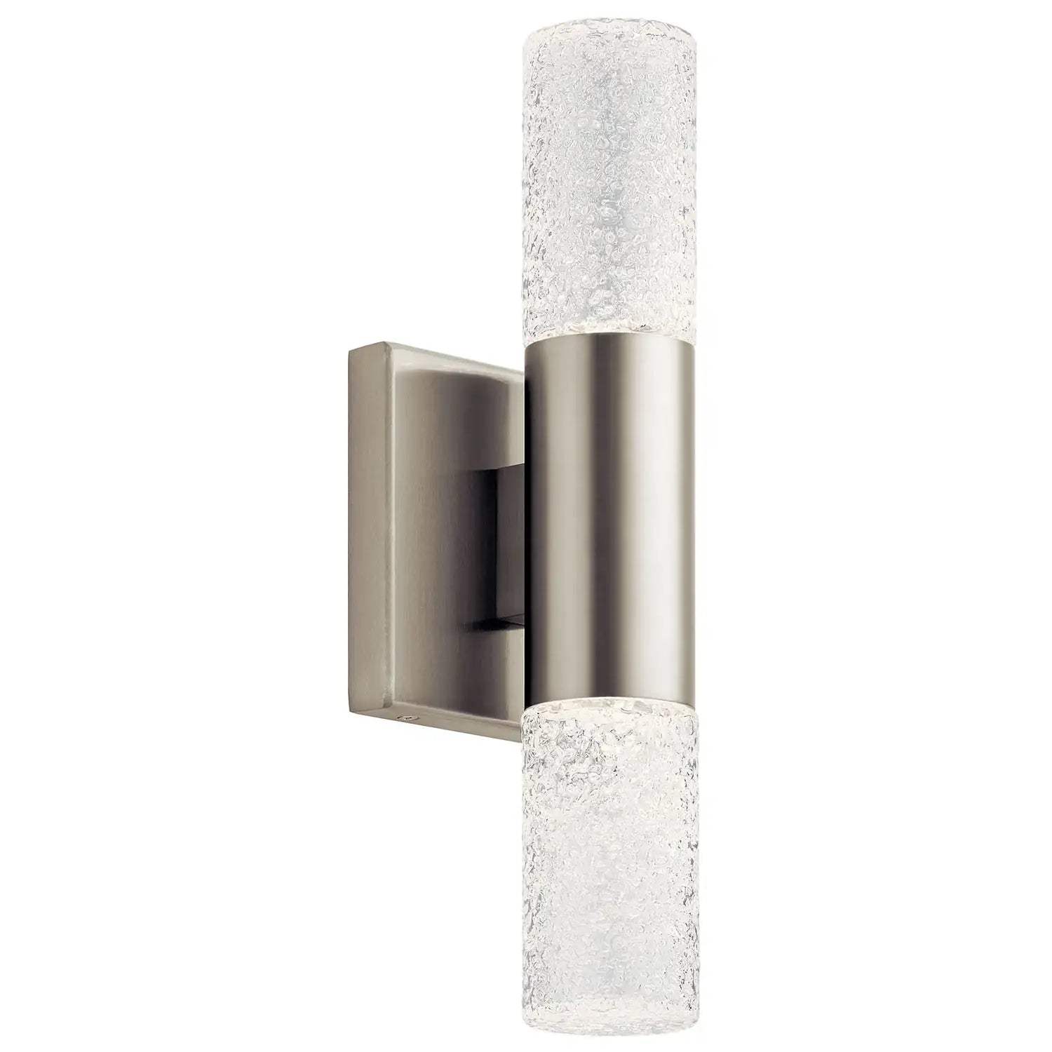 KICHLER, GLACIAL WALL SCONCE, WALL SCONCES