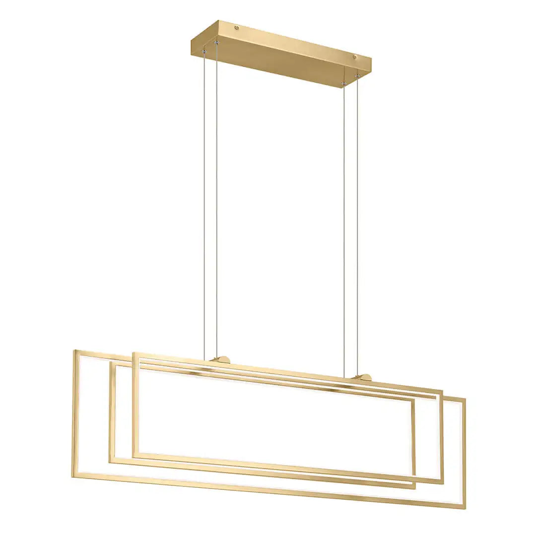 KICHLER, JESTIN CHANDELIER, LINEAR LIGHT