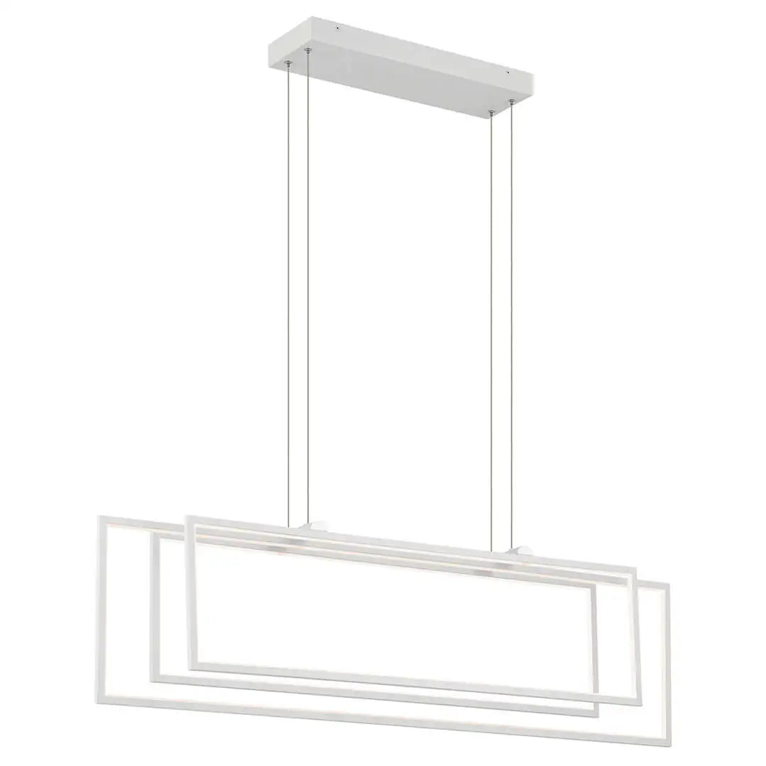 KICHLER, JESTIN CHANDELIER, LINEAR LIGHT