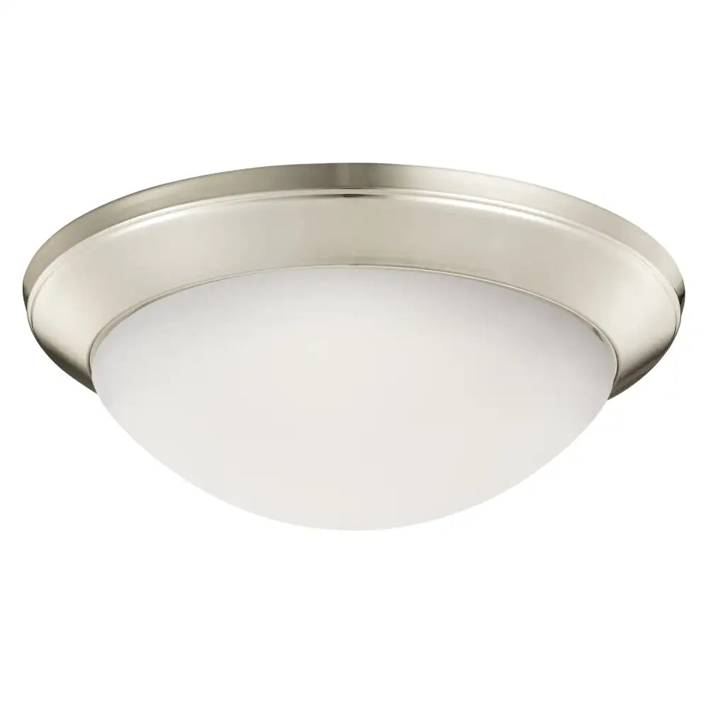 KICHLER, 14" 1 LIGHT FLUSH MOUNT, FLUSH MOUNT CEILING LIGHTS