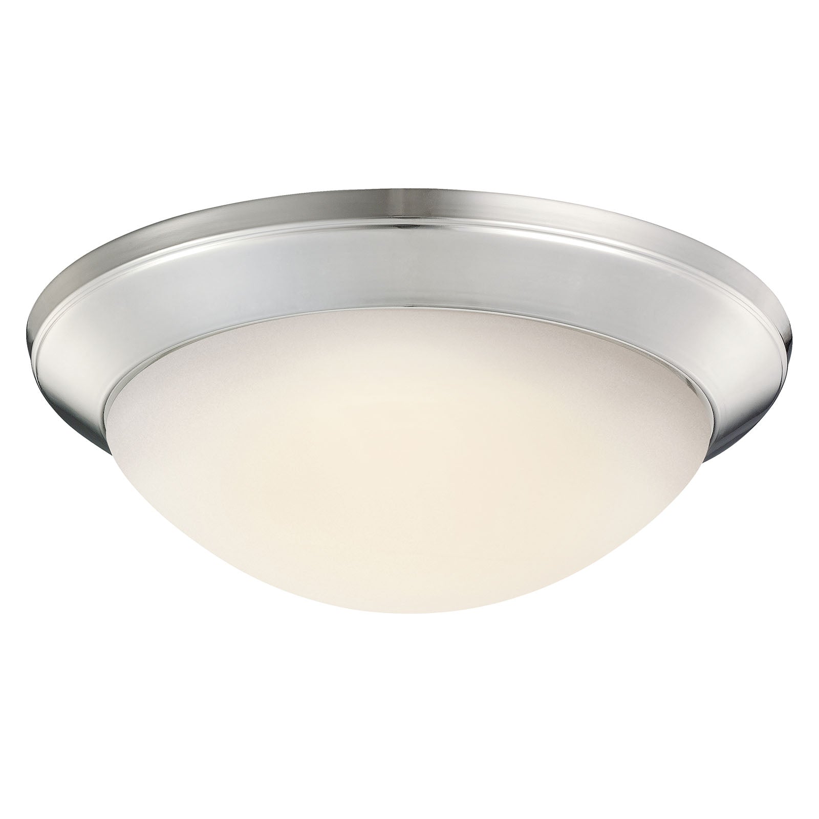 KICHLER, 14" 1 LIGHT FLUSH MOUNT, FLUSH MOUNT CEILING LIGHTS